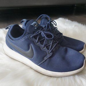 Nike Roshe Men's running shoes blue white used